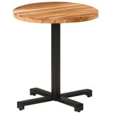 vidaXL Bistro mizica okrogla Ø70x75 cm trden akacijev les | Shoptok.si