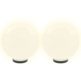 vidaXL LED kuglaste svjetiljke 4 kom 30 cm PMMA | shoptok.hr