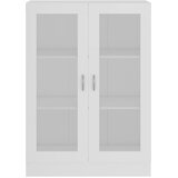  Vitrina bijela 82,5 x 30,5 x 115 cm konstruirano drvo | Eponuda.ba