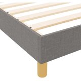 vidaXL Postelja v taupe barvi - 120x190 cm, Tkanina, (22049396) | Shoptok.si