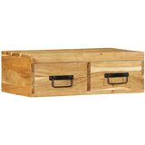 vidaXL Zidni TV ormarić 60x30x19 cm puno drvo bagrem | shoptok.hr