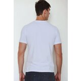 Dewberry T9568 V-NECK MEN'S T-SHIRT-WHITE | shoptok.hr