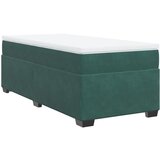 Maison Chic Box spring postelja - Vzmetna postelja z vzmetnico temno zelen 90x190 cm žamet SL23664, (21891339) Cene
