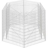  Šesterokutna gabionska sadlica 160 x 140 x 100 cm | shoptok.hr