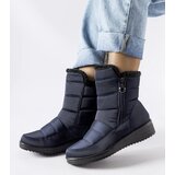 Gemre Navy snow boots with low wedge Mount | ePonuda.com