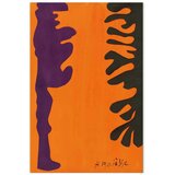  Slika - Henri Matisse – Black and Violet Arabesques on Orange 20x30 Akustična | shoptok.hr
