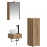  Set ormarića za kupaonicu 4 pcs Hrast artisan 43 x 16 x 62,5 cm | shoptok.hr