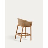 Kave Home Oblazinjen/iz ratana vrtni barski stol v naravni barvi Galea – | Shoptok.si