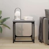  Bočni stolić boja sivog hrasta 40x40x40 cm konstruirano drvo | shoptok.hr