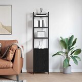 Ormarić za knjige Crni hrast 40 x 24 x 161 cm Konstruirano drvo | shoptok.hr