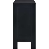 vidaXL Barska miza s polico 110x50x103 cm črna, (20945340) | Shoptok.si