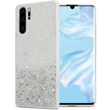 Cadorabo Case, združljiv s Huawei v prozornici z bleščicami - zaščitnim pokrovom, narejen iz fleksibilnega silikona TPU s penečimi bleščicami, (20694543) | Shoptok.si