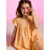 Sinsay Pamučna haljina s volanima | shoptok.hr