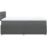 vidaXL Krevet box spring s madracem tamnosivi 120 x 190 cm tkanina | shoptok.hr