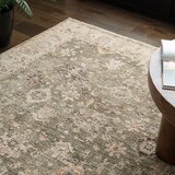 Asiatic Carpets Zeleni/bež ručno rađen tepih 80x160 cm Heriz Ornate – | shoptok.hr