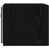 TV stenska omara z LED lučmi Črna Orehovina 30,5 x 35 x 30 cm, (5000092183) | Shoptok.si