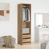 vidaXL Garderobna omara artisan hrast 50x50x200 cm inženirski les | Shoptok.si