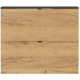 Germania Antracitno sivi/u prirodnoj boji preklopni/viseći ormarić za cipele u dekoru hrasta 100x85x19 cm Renell – | shoptok.hr