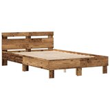  Drveni okvir kreveta Prirodni Čvrsto drvo 120 x 200 cm Izdržljiv | shoptok.hr