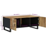  Stolić za kavu 100x54x40 cm od drva manga i konstruiranog drva | shoptok.hr