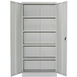 eurokraft basic Univerzalna omara, VxŠxG 1950 x 915 x 421 mm, svetlo siva | Shoptok.si