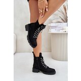 VINCEZA Insulated ankle boots with decorative lacing | shoptok.hr