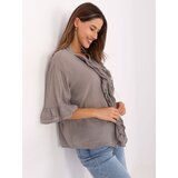 Italy Moda Shirt-MI-KS-92224.95-dark beige | Shoptok.si