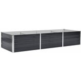  Povišena vrtna gredica antracit 240x80x45 cm pocinčani čelik | Eponuda.ba