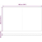 vidaXL Skrovita tenda narančasta i smeđa 500 × 300 cm | shoptok.hr