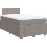Maison Chic Box spring postelja - Vzmetna postelja z vzmetnico taupe 120x190 cm blago SL24489, (21879368) | Shoptok.si