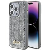 Guess SEQUIN SCRIP METAL CASE OVITEK ZA IPHONE 15 PRO SREBRNA, (22064432) | Shoptok.si