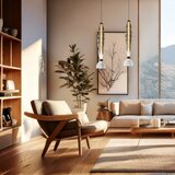  LED luster na sajli LUCCO LED/18W/230V, prečnik 15 cm, u zadimljenoj boji | Eponuda.com