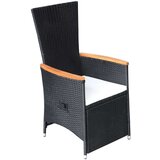  5-dijelni vrtni blagovaonski set crni | shoptok.hr