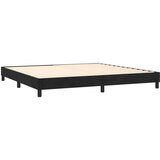  S oprugama i madracem crni 200x200 cm baršunasti | shoptok.hr