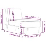  Počivaljka svjetlosiva baršunasta | shoptok.hr