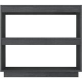 Ormarić za knjige sivi 80x35x71 cm od masivne borovine | shoptok.hr