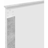  Uzglavlje s uzglavljem Betonski sivi 75 cm Konstruirano drvo | shoptok.hr