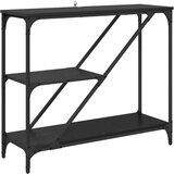  Konzolna stolica Crni hrast 88,5 x 30 x 75 cm Konstruirano drvo | shoptok.hr
