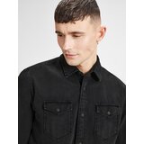 Jack & Jones Muška teksas košulja 12138115, Crna