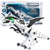  Robot dinosaur na baterije koji hoda i svjetli - bijeli Cijene