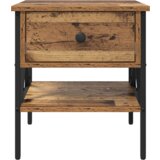 vidaXL nočna omarica Stari les 40x42x45 cm Inženirski les | Shoptok.si