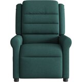 vidaXL Masažni naslanjač temno zeleno blago | Shoptok.si