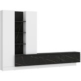 Livetastic Dnevni Regal Modesto Bela/črna | Shoptok.si