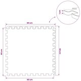  Podloga za bazen 40 kom. Plava 14 4 m² EVA pjenasti materijal - Plava 40 1 cm | shoptok.hr