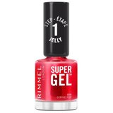 Rimmel London Super Gel STEP1 lak za nokte 12 ml nijansa 016 Cerise Pop | shoptok.hr