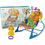 Lean_Toys Otroški Ležalnik z vibracijami za dojenčka TIGER Cradle Rocker Cene