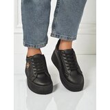 Resti Women's Perseida platform sneakers black eco-leather | Shoptok.si