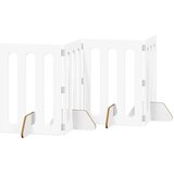  Preklopna ogradica za kućne ljubimce 4 pcs Bijeli | shoptok.hr