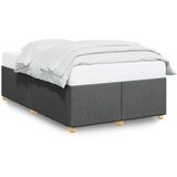 vidaXL Posteljni okvir temno siv 120x190 cm tkanina Cene