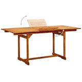  7-dijelni vrtni blagovaonski set od masivnog bagremovog drva 120-170 cm | Eponuda.com